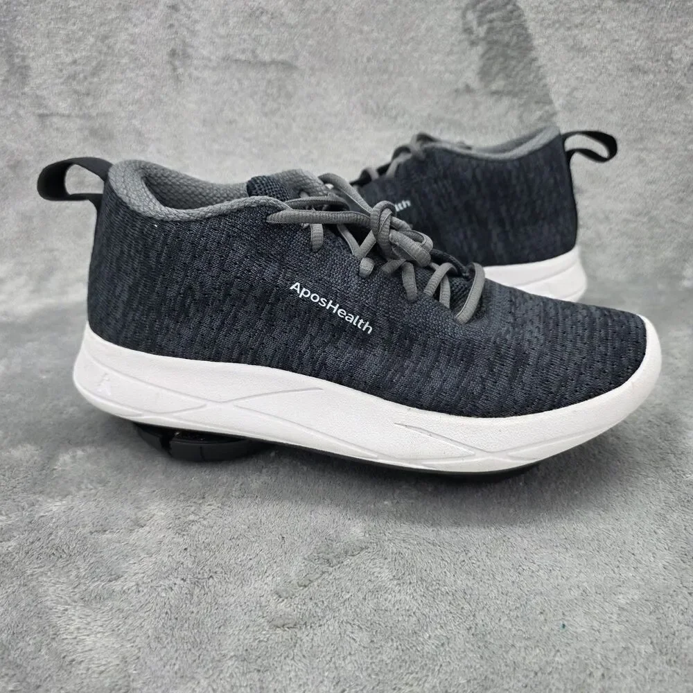 AposHealth Orthopedic Walking Shoes Men Size 7.5 Women 8.5 Gray Low Top Sneakers